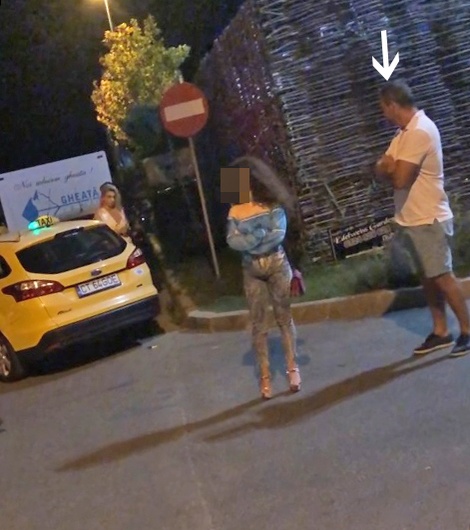 Ionuț Iftimoaie a făcut glume, noaptea, în parcare la Asylum Mamaia cu o sexy-roșcată