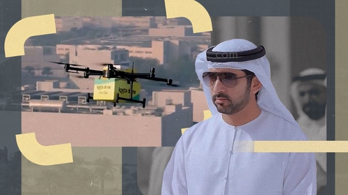 Asta-i cea mai tare harfă de Dubai! Prințul moștenitor al emiratului și-a comandat o cafea ”zburătoare”, livrată cu drona!
