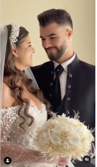 Iancu Sterp și Denisa Coțolan s-au căsătorit religios! Primele imagini de la nunta fabuloasă din Hunedoara. VIDEO
