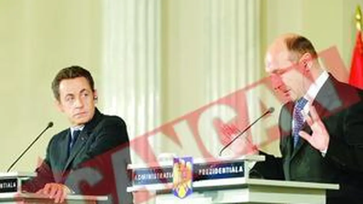 Basescu sarbatoreste Ziua Frantei la Paris