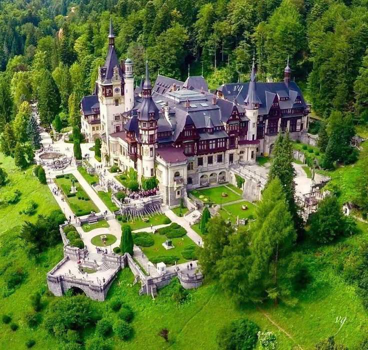 Castelul Peleș din Sinaia, județul Prahova, România. Foto: Facebook