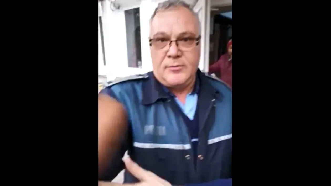Polițist de la Secția 9 din București, reacție violentă după ce un bărbat l-a filmat cu telefonul mobil