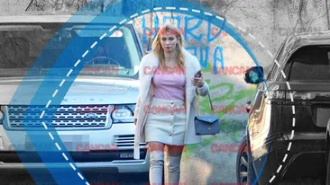 Andreea Bălan, apariție super-sexy la 40 de ani!  Parcarea din ”Floreasca” i-a servit drept catwalk