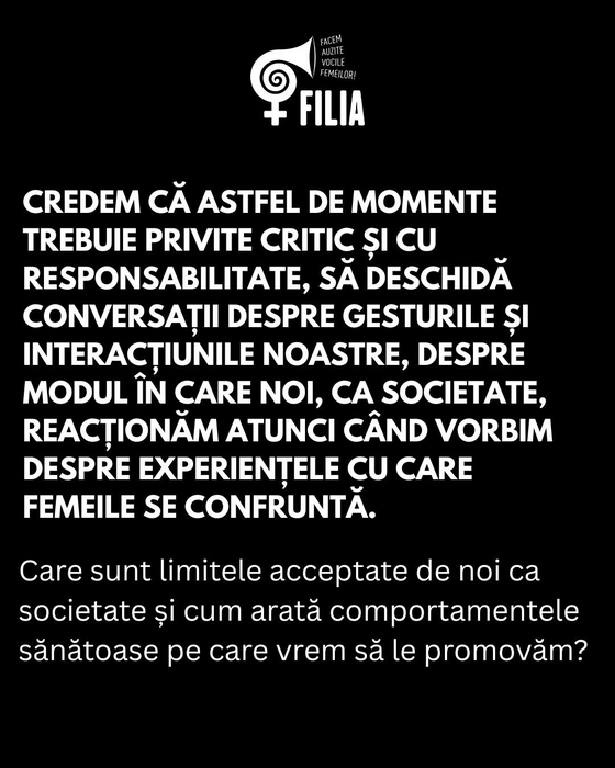 Centrul Filia a șters postarea în care îl acuza pe Mihai Bendeac de agresiune. Cum își motivează decizia: „Ne cerem scuze”