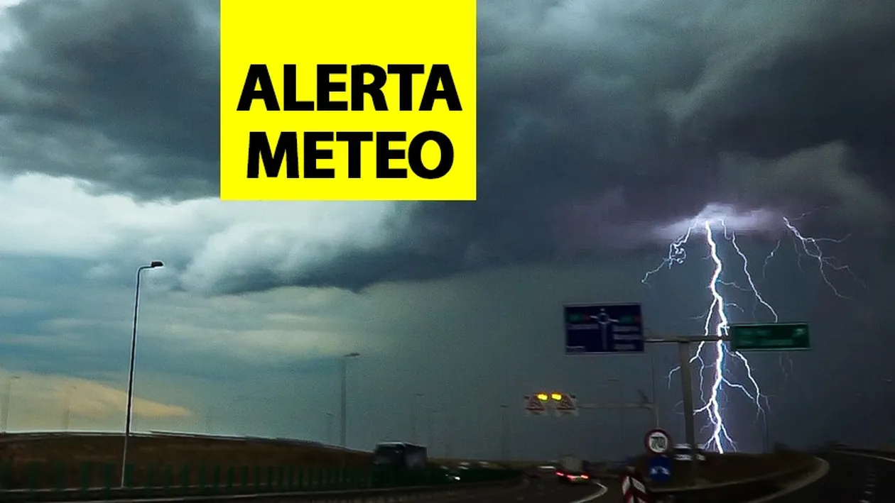 ANM, avertisment de vreme rea emis în această dimineață. Situație meteorologică precară în România