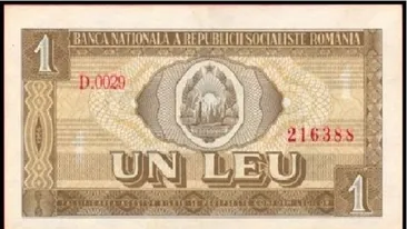 Nu e o glumă! Cu câți lei se vinde acum, în 2022, o bancnotă de 1 leu din anul 1966