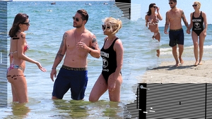Filmări de necrezut! Jorje a apărut la plajă cu soția + ”amanta” Ioana Filimon. Toată România a vorbit despre așa-zisul amantlâc de la Ferma de la Pro TV, iar acum..