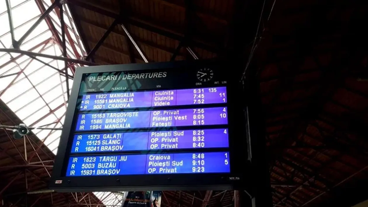 Scandalos! Câte ore a avut întârziere ieri trenul Arad-Mangalia