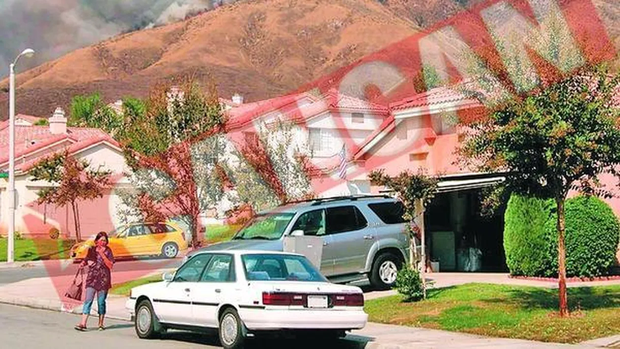 Romanii din San Diego, evacuati din calea focului