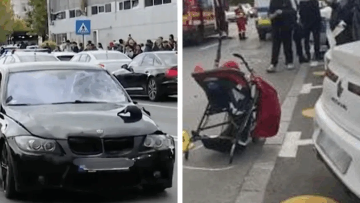 Filmul accidentului de la Apărătorii Patriei! Femeia ucisă pe trecerea de pietoni și-a salvat fetița în ultimul moment