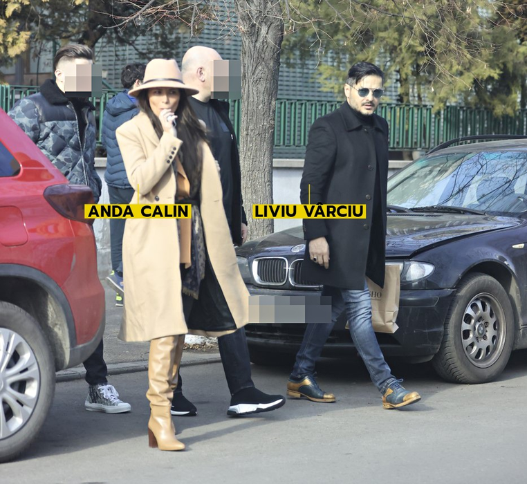 Liviu Vârciu și Anda Călin, după prânzul copios de la Osho (SURSA FOTO: CANCAN.RO)