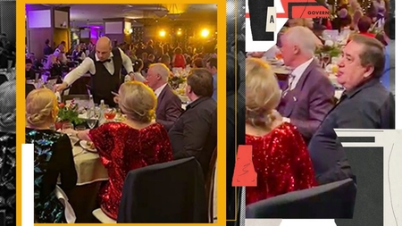 Miliardarul dator vândut la stat a chefuit de Revelion ca baștanii cu un bancher celebru (ex-CEO BCR și First Bank) + soția candidată la Președinție!