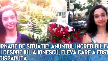 Iulia Ionescu a fost tinuta de calugari la Manastirea Sihastria Raraului. Declaratia staretului in fata politistilor