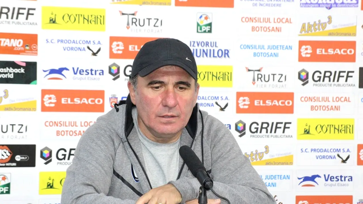 Gică Hagi: „Vom avea un meci greu cu CFR Cluj!”