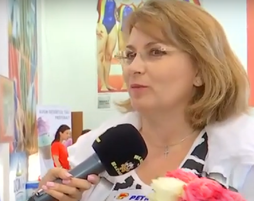 Mariana Bitang, în urmă cu câțiva ani, la Antena 1 / sursă: captură video