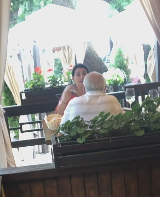 Dan Voiculescu și fiica sa, Camelia, au ieșit la un prânz în doi, la un restaurant select din Capitală
