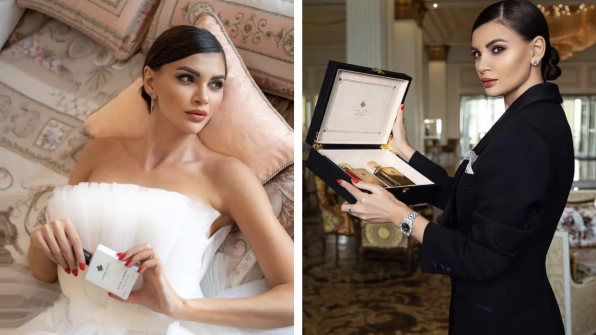 Câți euro costă un parfum de 50 ml făcut de Ramona Gabor. Bruneta a dat lovitura în Dubai!