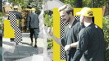 Gigi Becali ar fi jurat că-i călugăr! Iubitul Cristinei Cioran a dat moda peste cap pe străzile Capitalei