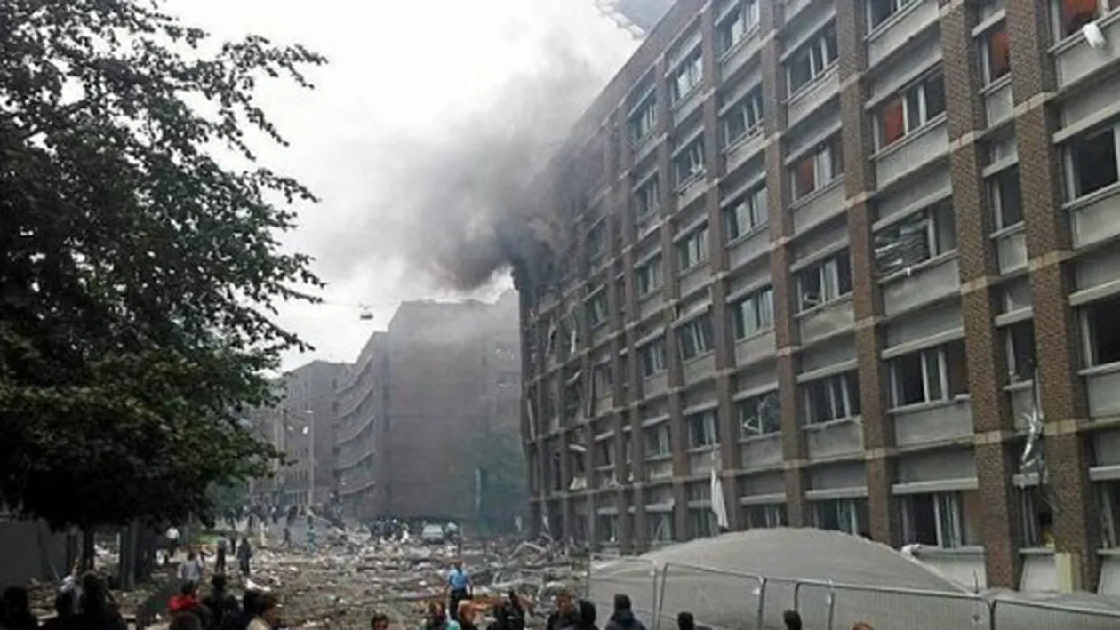 O explozie a avut loc in apropiere de Guvernul norvegian!