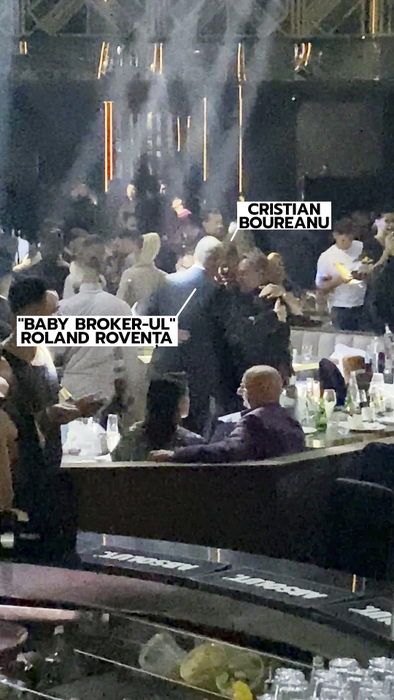 ”Baby broker-ul” cu Ferrari de un sfert de milion € s-a anturat cu Cristian Boureanu, într-un club din Capitală