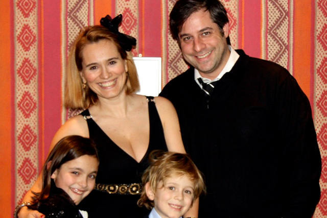 Andreea Esca, Alexander Eram şi cei doi copii, o familie fericită