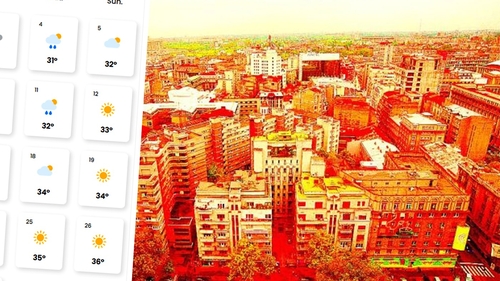 Pe ce dată va fi prima zi de caniculă în București, potrivit meteorologilor EaseWeather