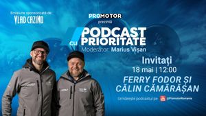 Ferry Fodor și Călin Cămărășan vin la „Podcast cu Prioritate” #100 by ProMotor. Despre Africa Eco Race, rally raid și provocările motorsportului