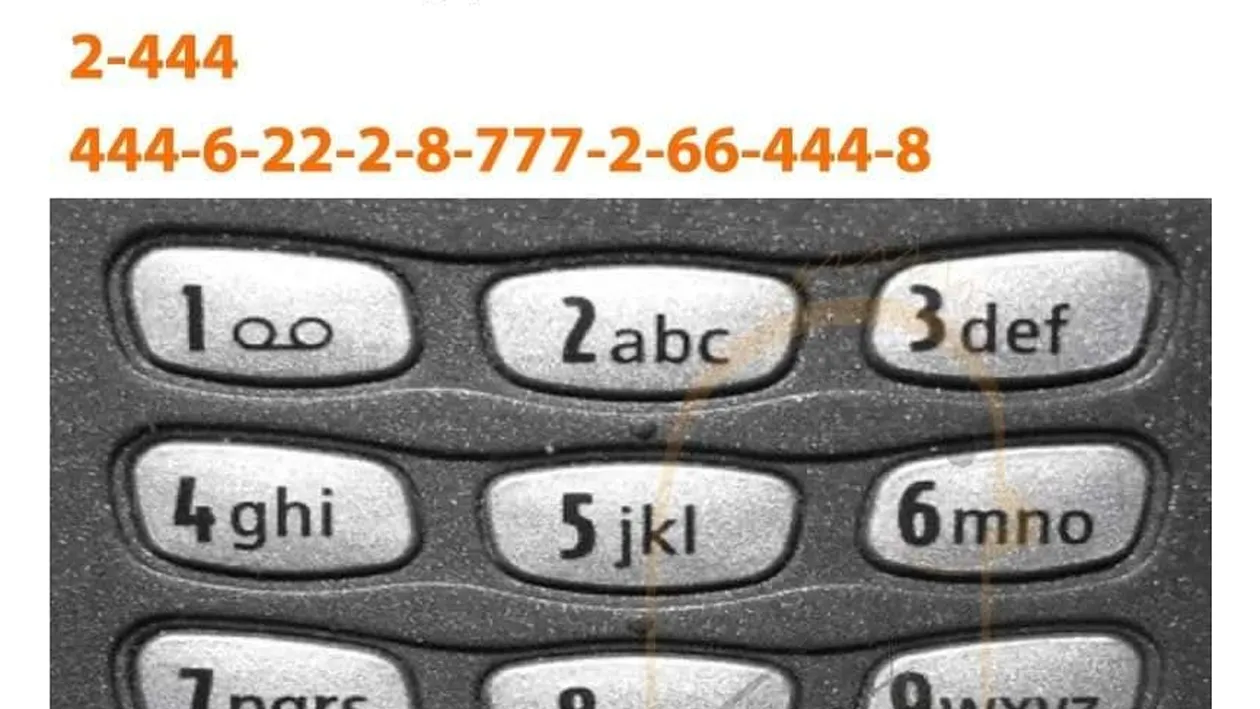 Test de inteligență | Care e mesajul? Ce cuvinte se ascund în spatele celor 22 de cifre din imagine