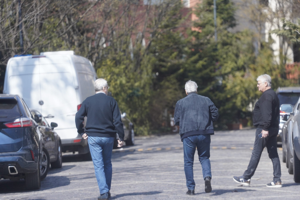 Întâlnire de gradul zero: Mircea Lucescu, Dinu ”Vamă” și Ioan Andone (Foto: CANCAN.RO)