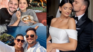 Vlad Gherman și Oana Moșneagu s-au căsătorit religios! Primele imagini de la nunta lor