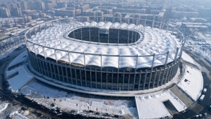 National Arena, stadionul de 200 de milioane de euro, ironizat de olandezi! "Oare cand il termina?"