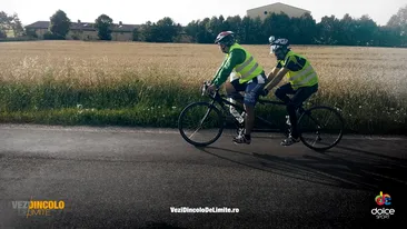 Povestea socanta a lui Florin Georgescu, orbul care a facut inconjurul Romaniei pe bicicleta!