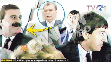 Imagini senzationale care confirma trecutul de dinamovist al lui Dinu Gheorghe! Cine rade este caine, hei, hei!