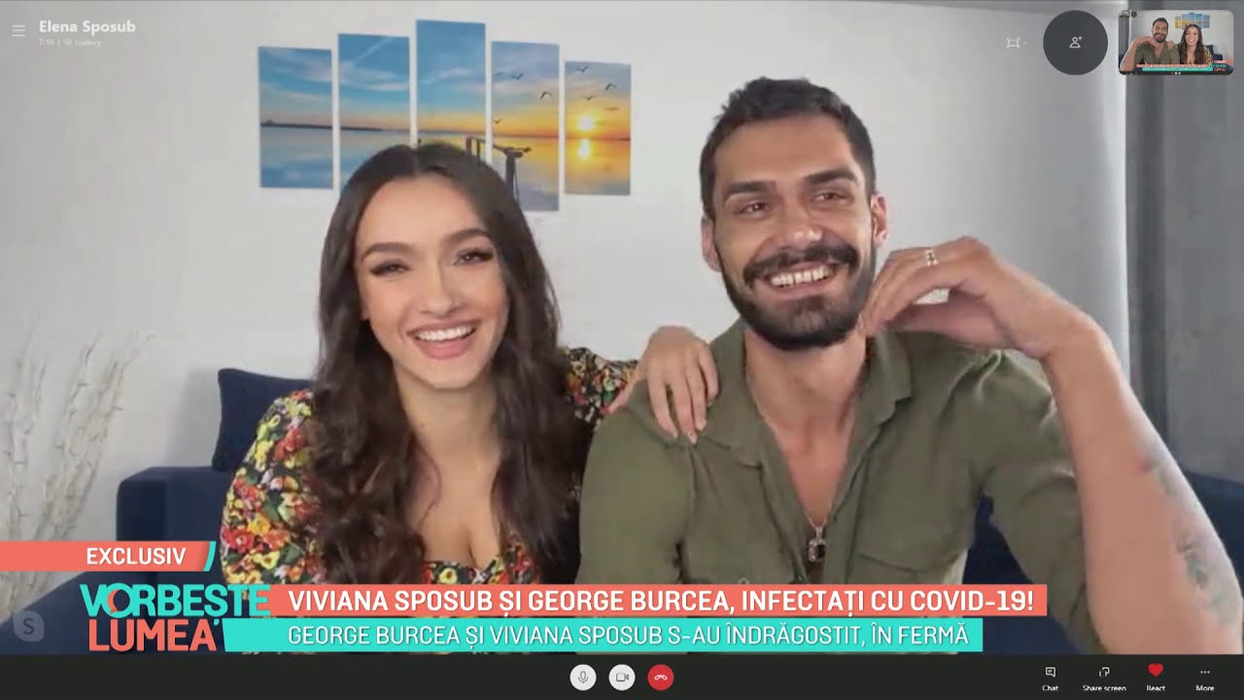 George Burcea și Viviana Sposub, îndrăgostiți ca în prima zi