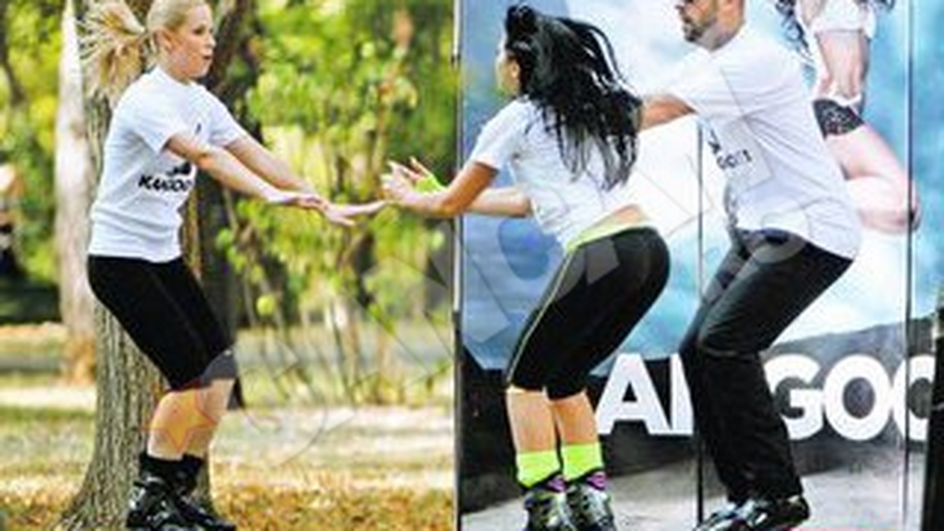 CRBL si sotia lui, Elena, se mentin in forma prin sportul "pe arcuri". Fascinati de Kangoo Jumps