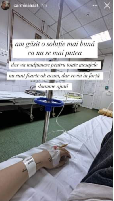 Fiica lui Liviu Vârciu, de urgență la spital! Carmina, apel disperat pe Internet: ”Abia pot să vorbesc”