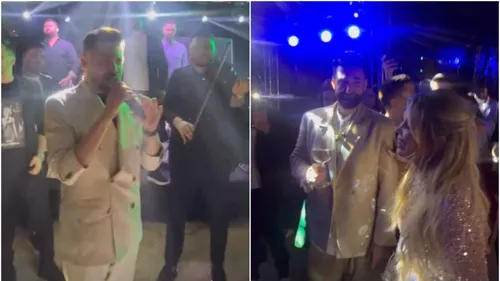 Melodia bizară pe care Luis Gabriel i-a cântat-o lui Smiley la nunta cu Gina Pistol! E total nepotrivită pentru un astfel de eveniment