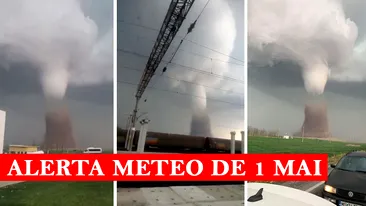 Alertă METEO în România, de 1 MAI, până la ora 21:00. A început deja! Județele afectate