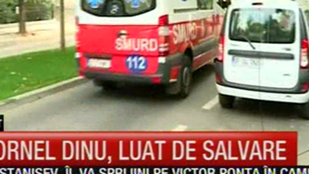 Cornel Dinu, luat de salvare! Procurorului  i s-a facut rau si a fost dus la spital!