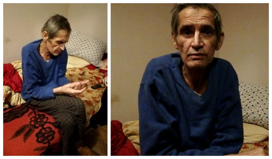Acestea sunt imagini realizate în cadrul ultimului interviu cu Emil Gabor, în locuința în care stătea cu chirie © ciao.ro