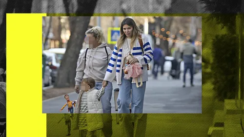 Imagini de colecție cu Gina Pistol cu micuța de mână! Iubita lui Smiley și-a arătat odorul în Floreasca: ”O dulceață!”