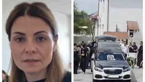 Jale și durere la înmormântarea Silvanei Dogaru. Profesoara din Craiova, condusă pe ultimul drum