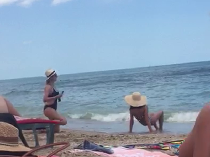 Oana Frigescu s-a relaxat la malul mării