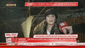 Vrăjitoarea Vanessa, în mijlocul unui ritual! "De la vârsta de 7 ani, stau şi descânt pentru oamenii necăjiţi"