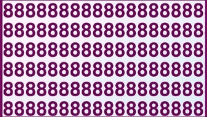 Test de inteligență | În acest șir de numere '8' se ascunde un intrus. Găsește-l 10 secunde!