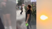 Incendiu la celebra shaormerie Mr. Laziz! Clienţii au fost evacuaţi de urgenţă
