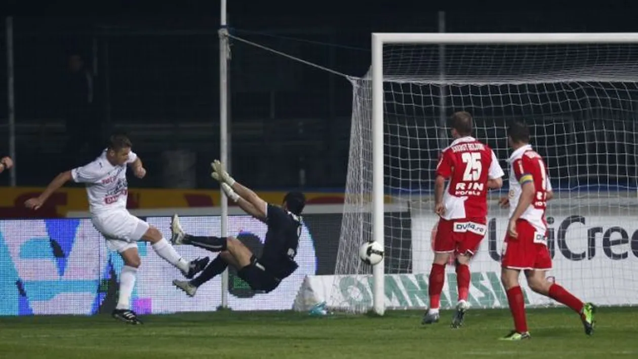 Gloria Bistrita a invins pe Dinamo cu 3-2: cainii bifeaza al treilea meci consecuriv fara victorie in Liga I!