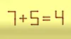Test de logică | 7 + 5 = 4 este greșit. Mutați un chibrit pentru a corecta egalitatea!