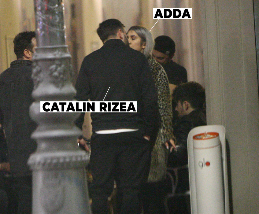Adda și Cătălin Rizea s-au sărutat pătimaș