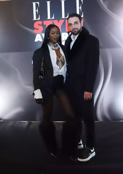 Naomi Hedman și Andrew Barabancea la prima lor apariție publică. Sursă foto: Facebook Elle